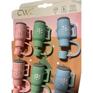 Holiday Stanley Straw Topper Festive Holiday Drink Accessory Cute Seasonal Decor